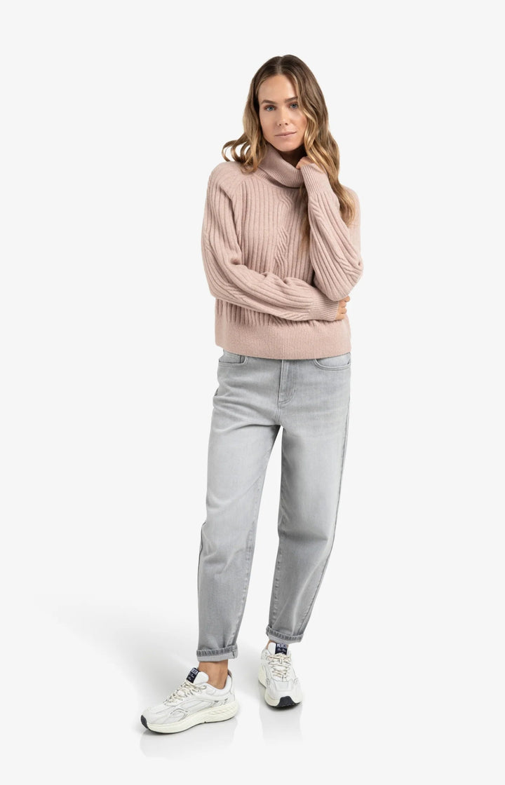 YAYA - Broek Jeans Loose Barrel Fit Light Grey Denim - Luxedy