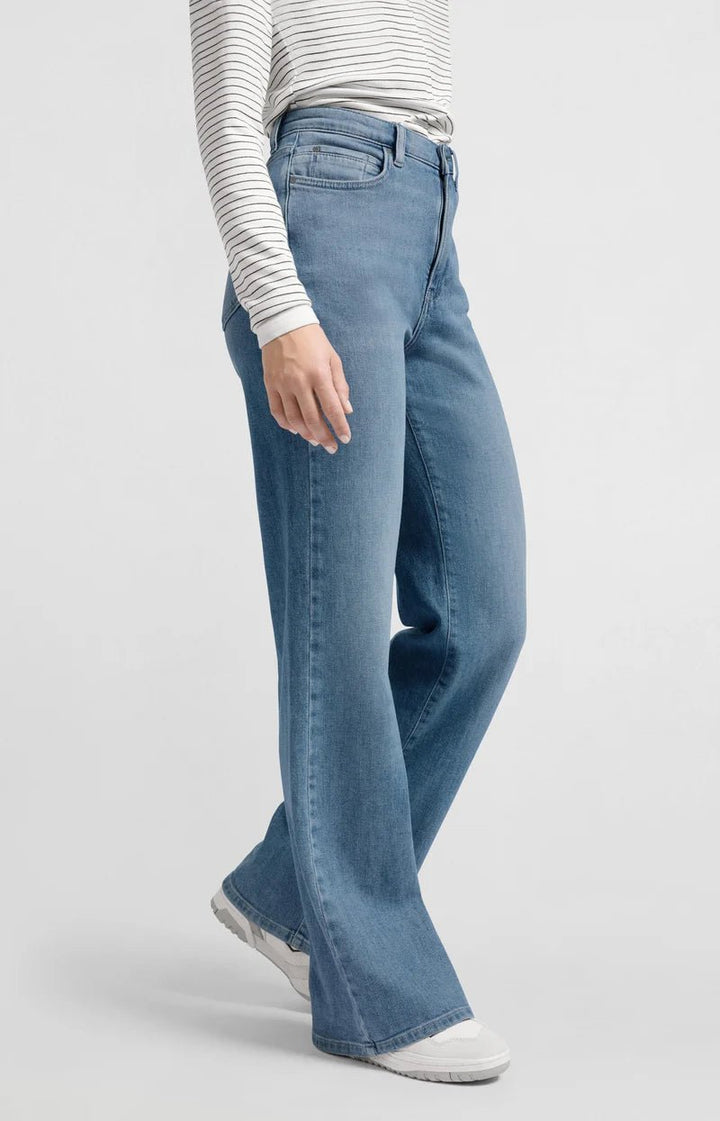 YAYA - Broek Wide Leg Blue Denim (Lengte 32) - Luxedy