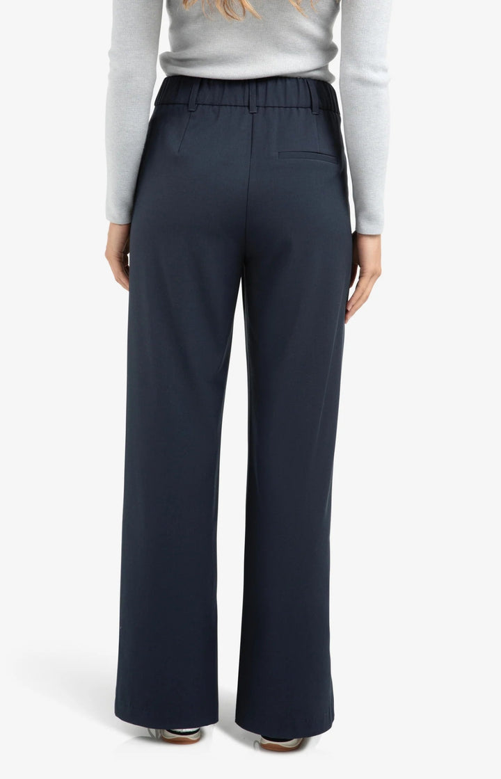YAYA - Broek Wide Leg Collegiate Blue - Luxedy