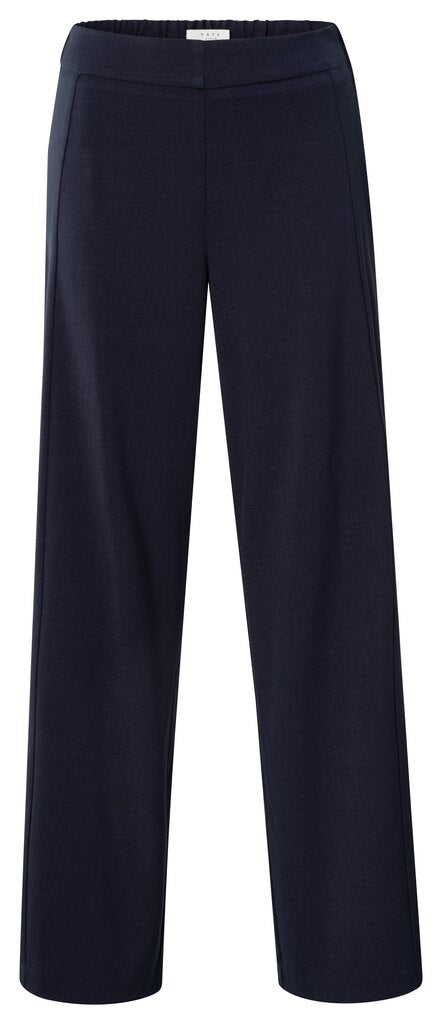 YAYA - Broek Wide Leg Inkwell Blue - Luxedy