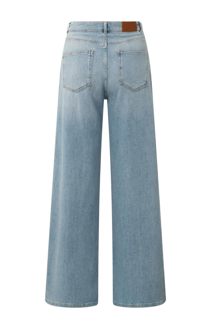 YAYA - Broek Wide Leg Light Blue Denim (Lengte 32) - Luxedy