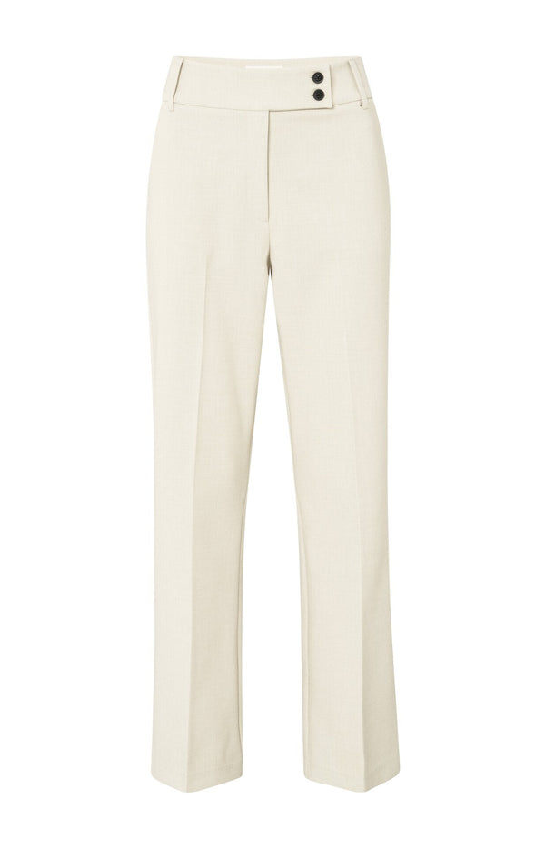 YAYA - Broek Woven Straight Fit Cloud Grey Melange - Luxedy