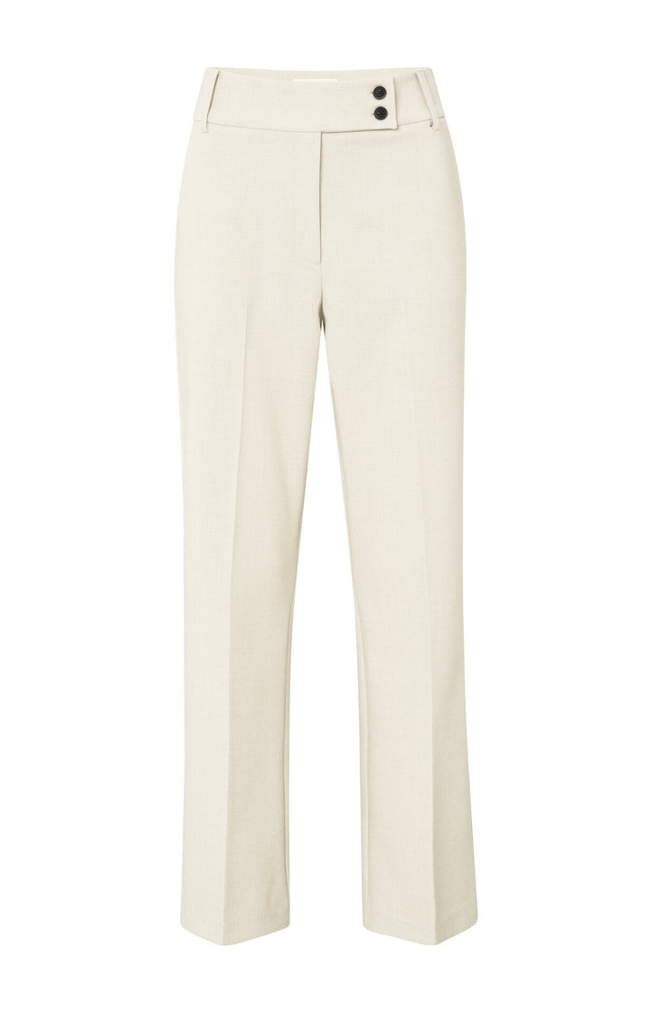 YAYA - Broek Woven Straight Fit Cloud Grey Melange - Luxedy