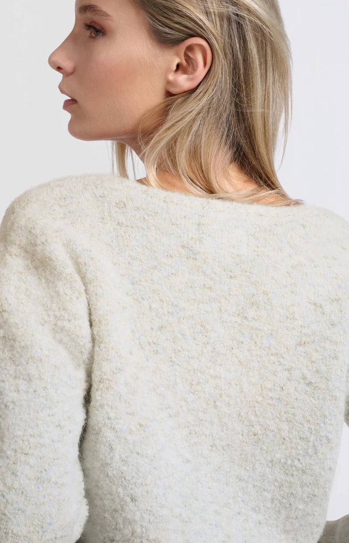 YAYA - Cardigan Bouclé OffWhite - Luxedy