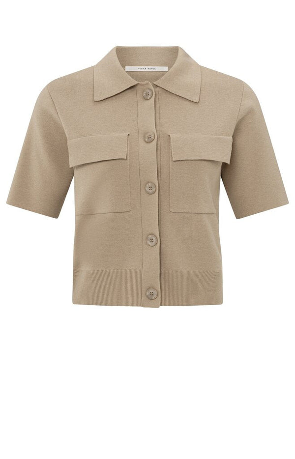 YAYA - Cardigan Humus Beige - Luxedy