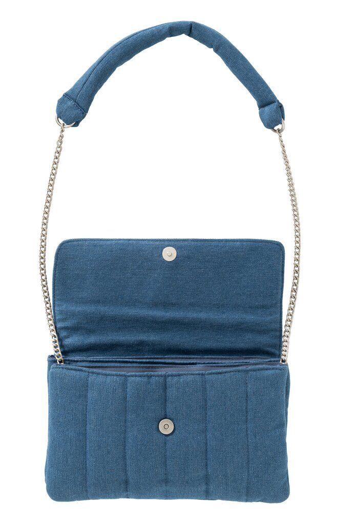 YAYA - Handtas Crossbody Padded Blue Denim - Luxedy