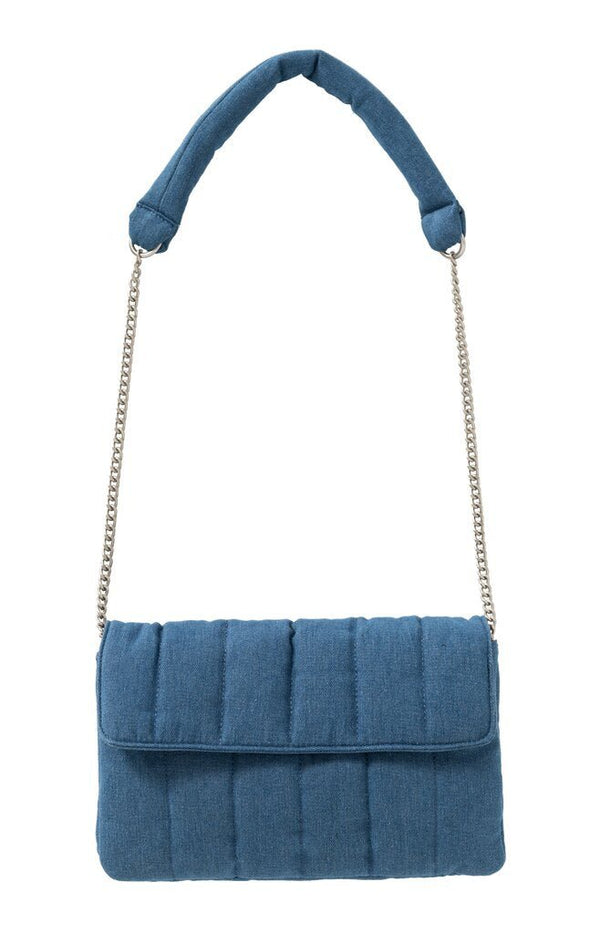 YAYA - Handtas Crossbody Padded Blue Denim - Luxedy