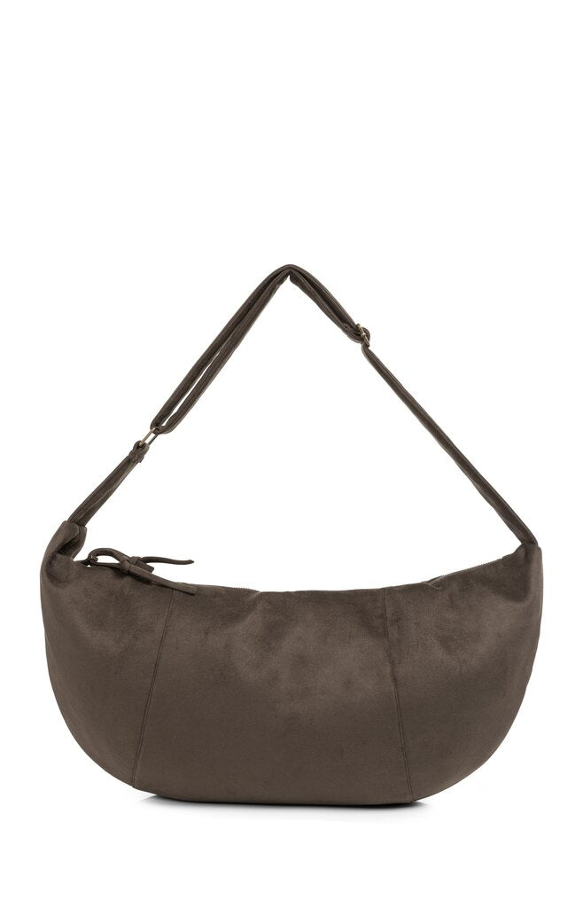 YAYA - Handtas Crossbody Suedine Jane Brown - Luxedy
