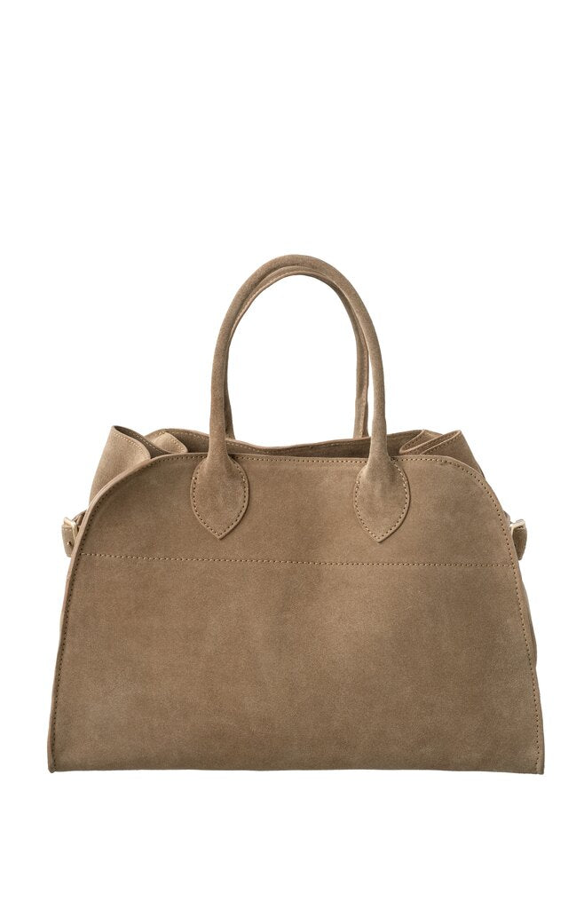 YAYA - Handtas Marly Suede Brown - Luxedy
