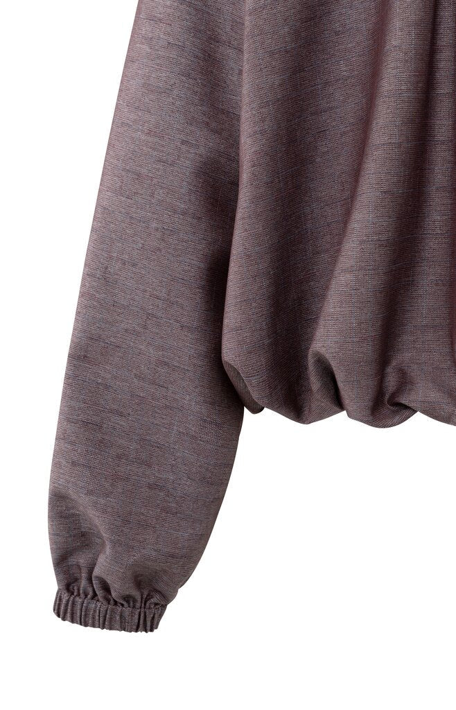 YAYA - Jas Balloon Jacket Fudge Purple Dessin - Luxedy