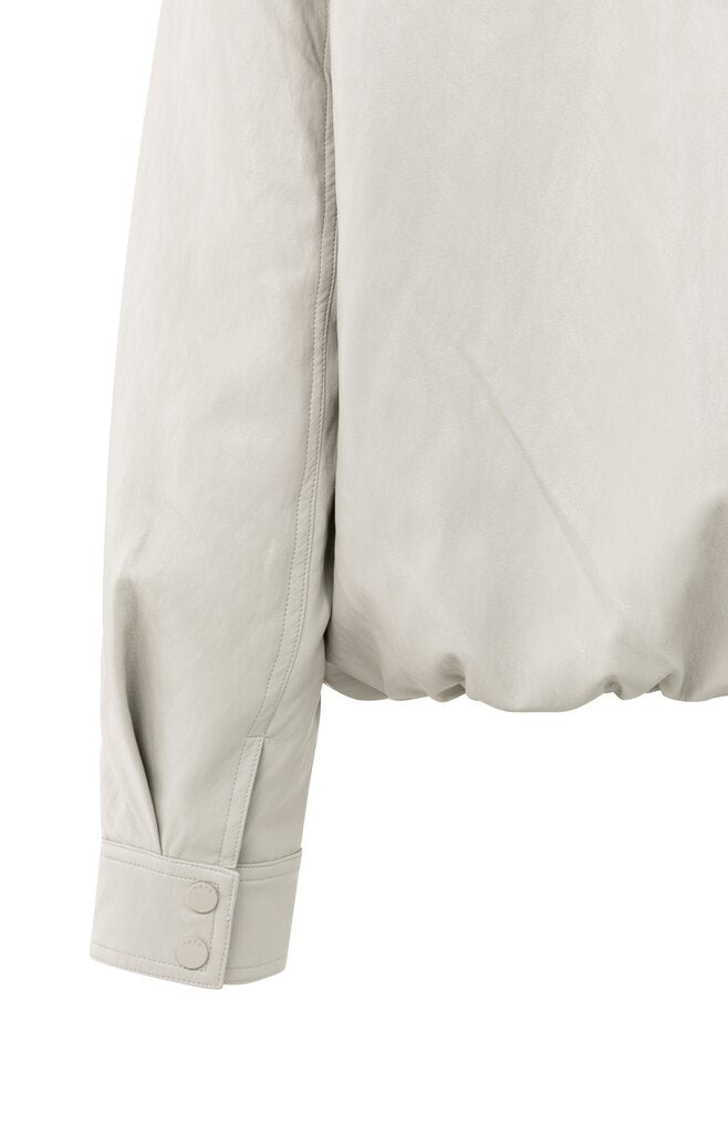 YAYA - Jas Faux Leather Chalk White - Luxedy