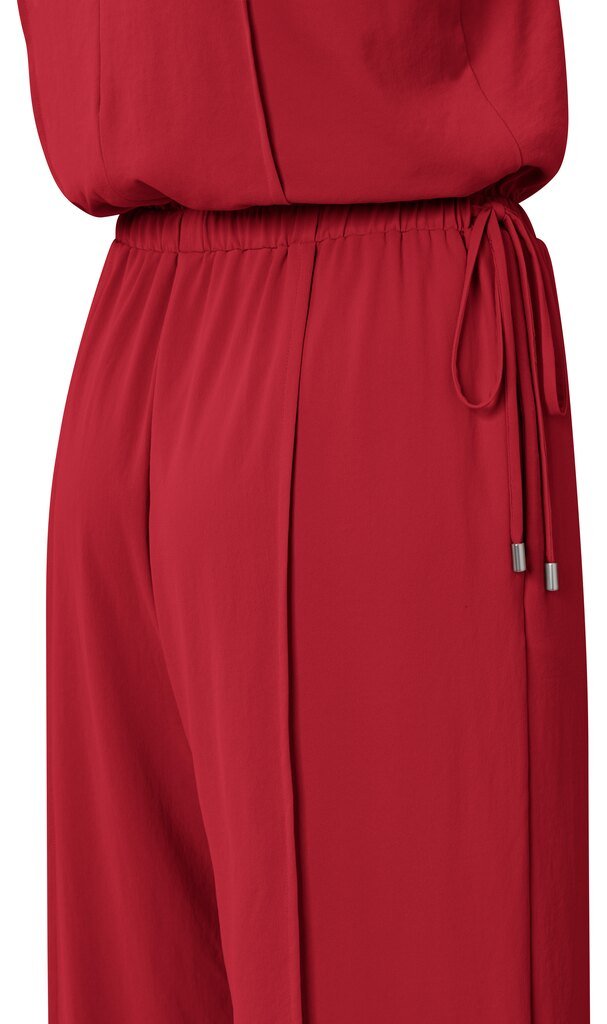 YAYA - Jumpsuit Woven Sleeveless Scarlet Sage Red - Luxedy