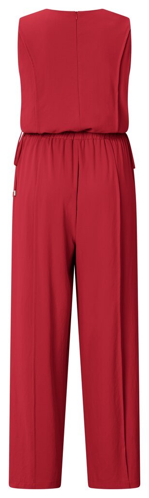 YAYA - Jumpsuit Woven Sleeveless Scarlet Sage Red - Luxedy