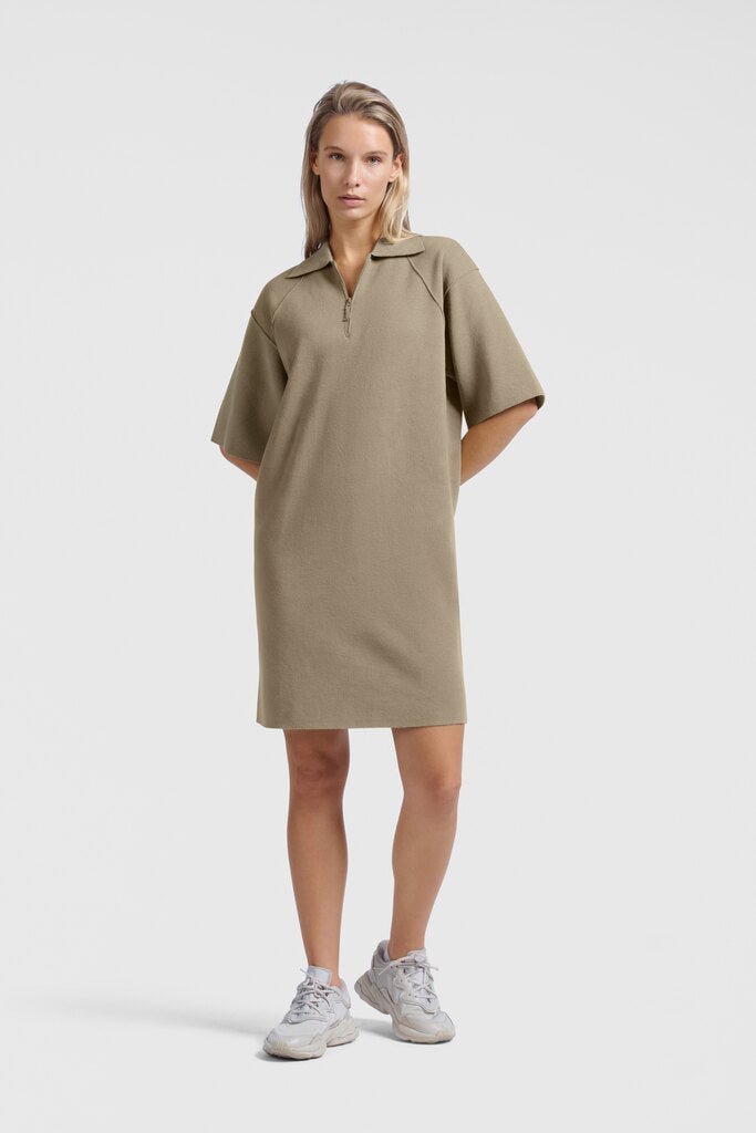 YAYA - Jurk Polo Soft Green - Luxedy