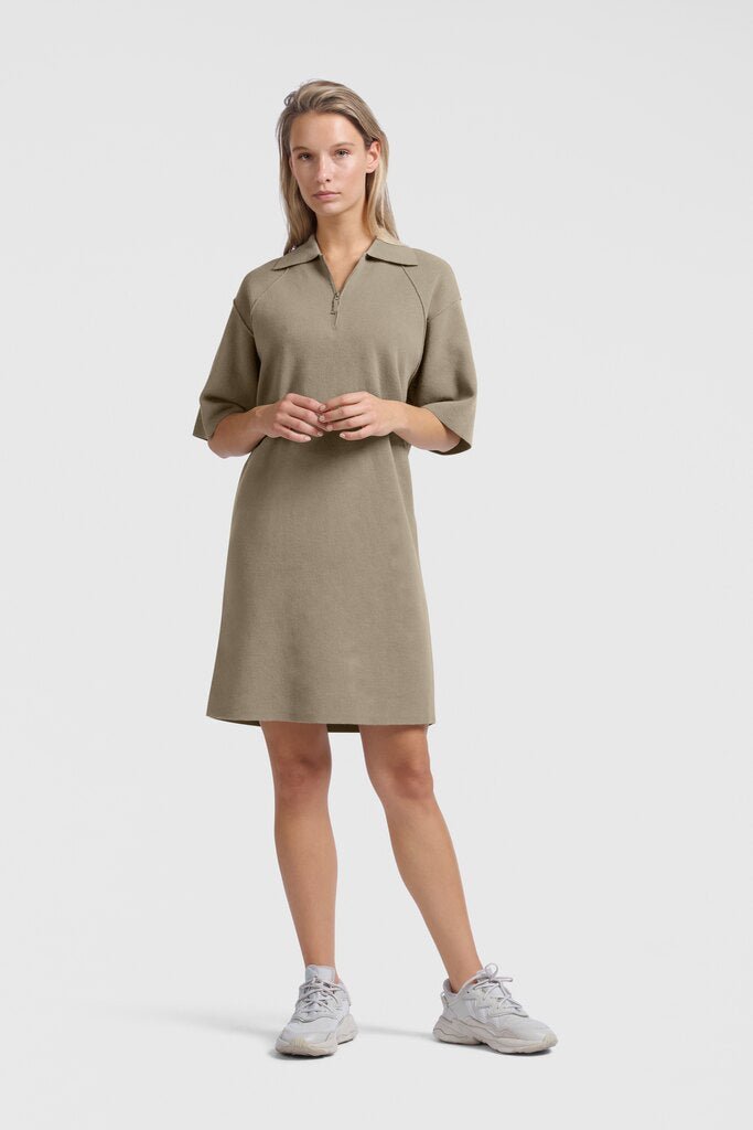 YAYA - Jurk Polo Soft Green - Luxedy