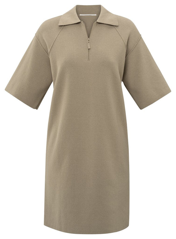 YAYA - Jurk Polo Soft Green - Luxedy