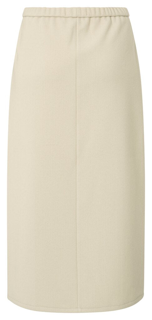 YAYA - Rok Jersey Midi Cloud Grey Melange - Luxedy
