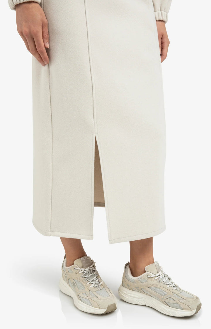 YAYA - Rok Jersey Midi Cloud Grey Melange - Luxedy