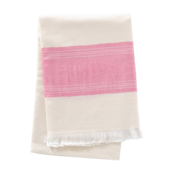 Yaya - Sjaal Mélange Color Beige & Pink - Luxedy