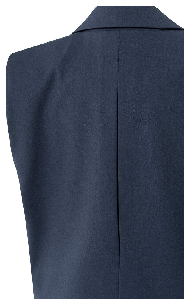 YAYA - Sleeveless Blazer Collegiate Blue - Luxedy