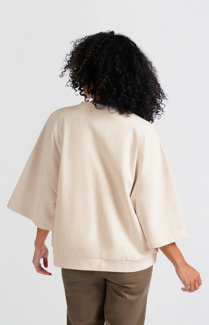 YAYA - Sweater OffWhite Knit - Luxedy