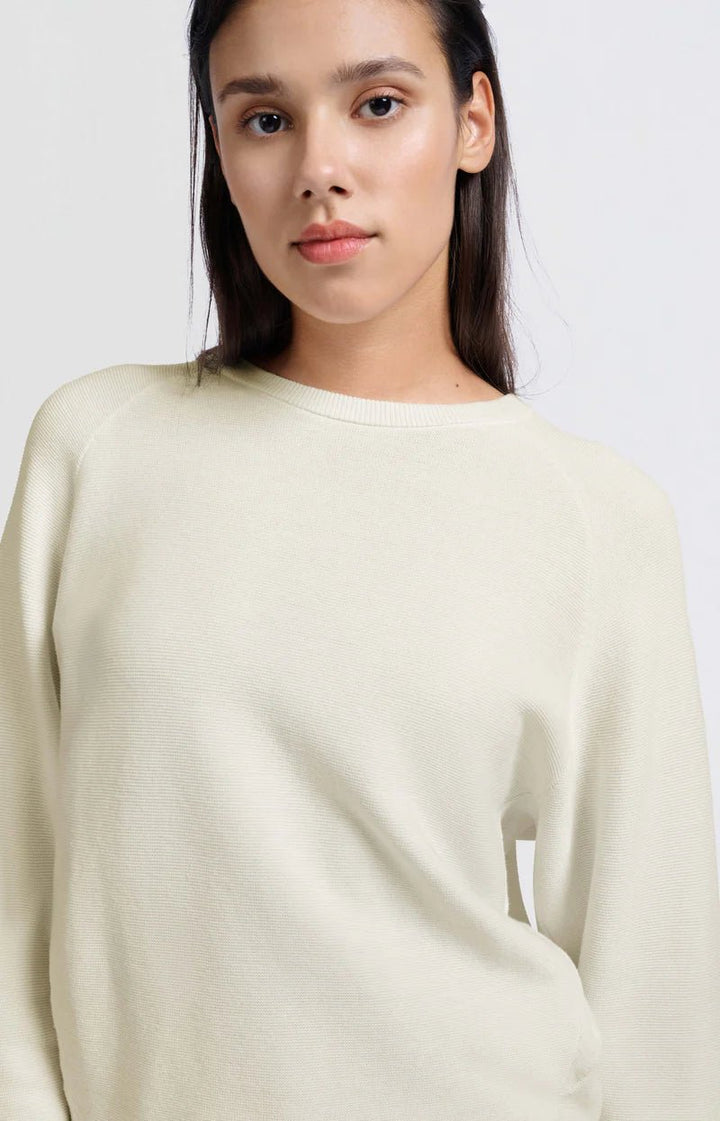 YAYA - Sweater Seam Details OffWhite - Luxedy