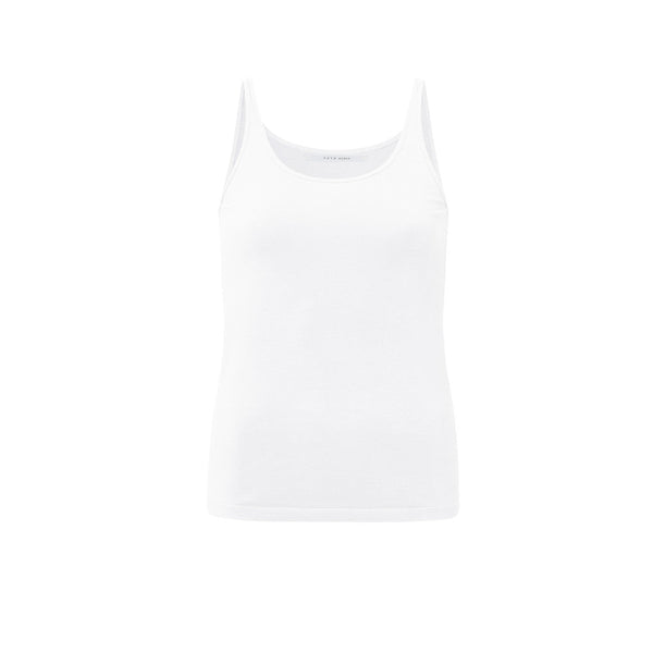 YAYA - Top Basic Singlet White - Luxedy