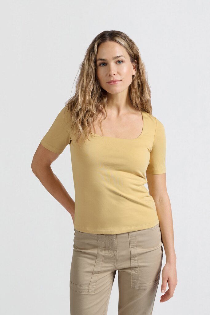 YAYA - Top Double Layer Moonstone Yellow - Luxedy