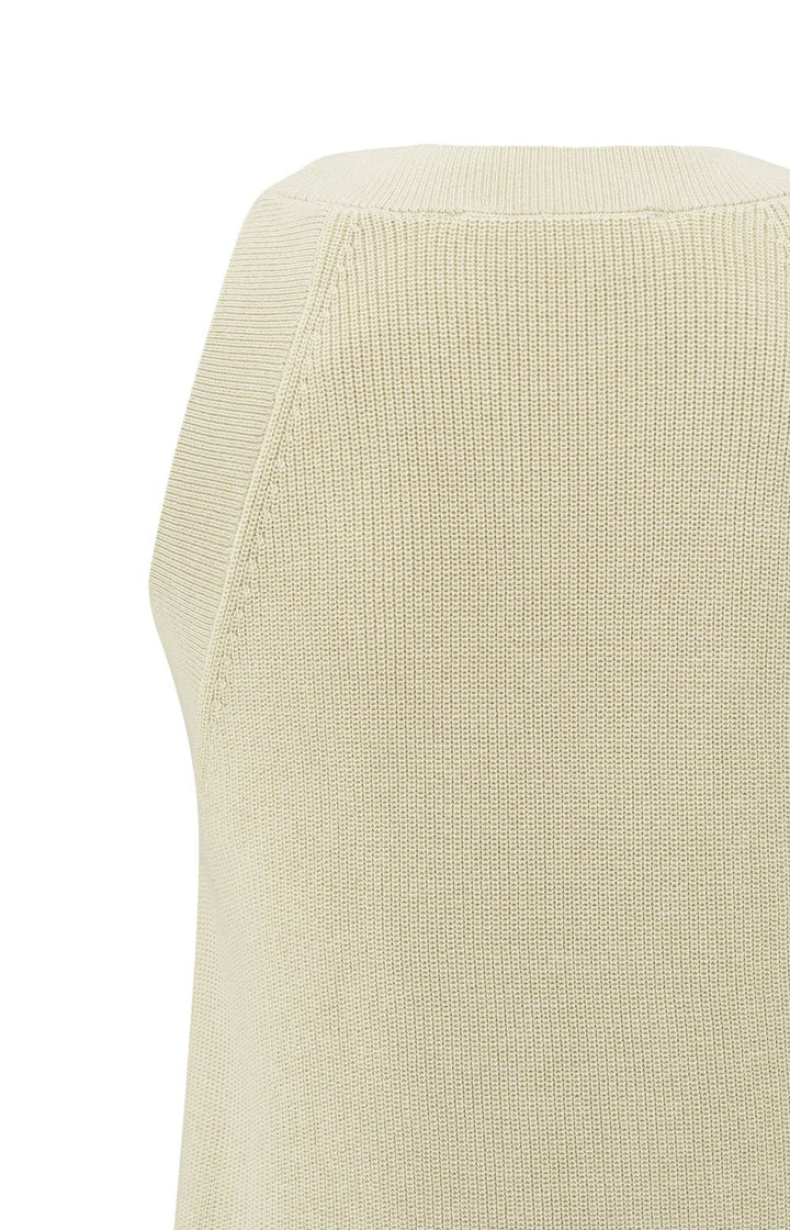 YAYA - Top High Neckline Summer Sand - Luxedy