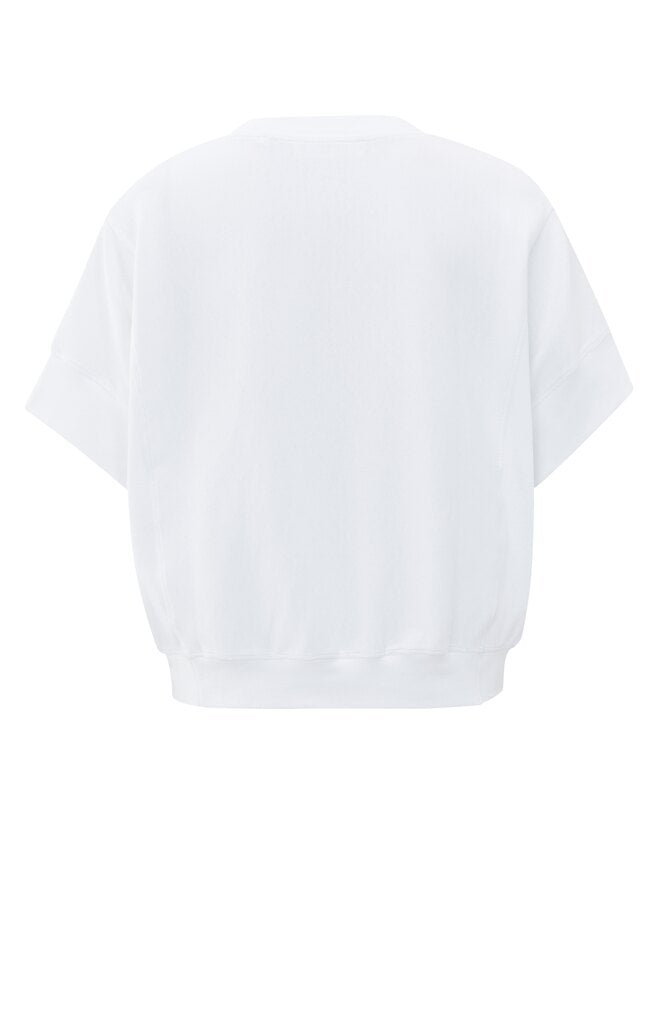 YAYA - Top Jersey Rib Pure White - Luxedy