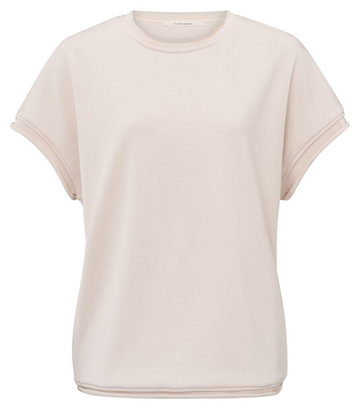YAYA - Top Raw Edge Light Pink - Luxedy