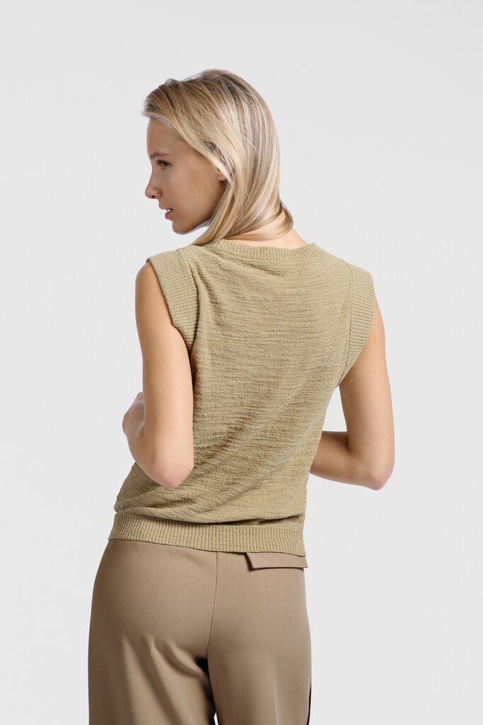 YAYA - Top Textured Soft Green - Luxedy