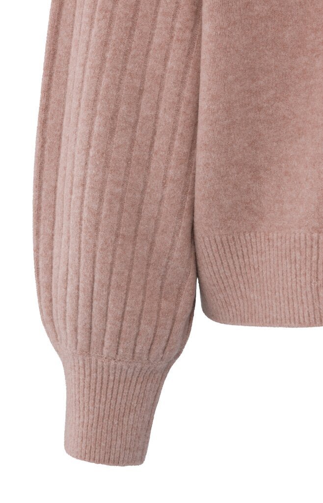 YAYA - Trui Rib Mixed Blush Pink Melange - Luxedy
