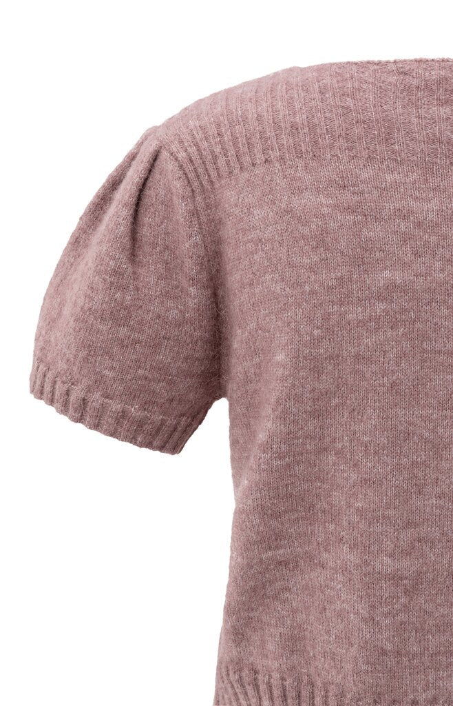 YAYA - Trui Short Sleeve Cardigan Blush Pink - Luxedy