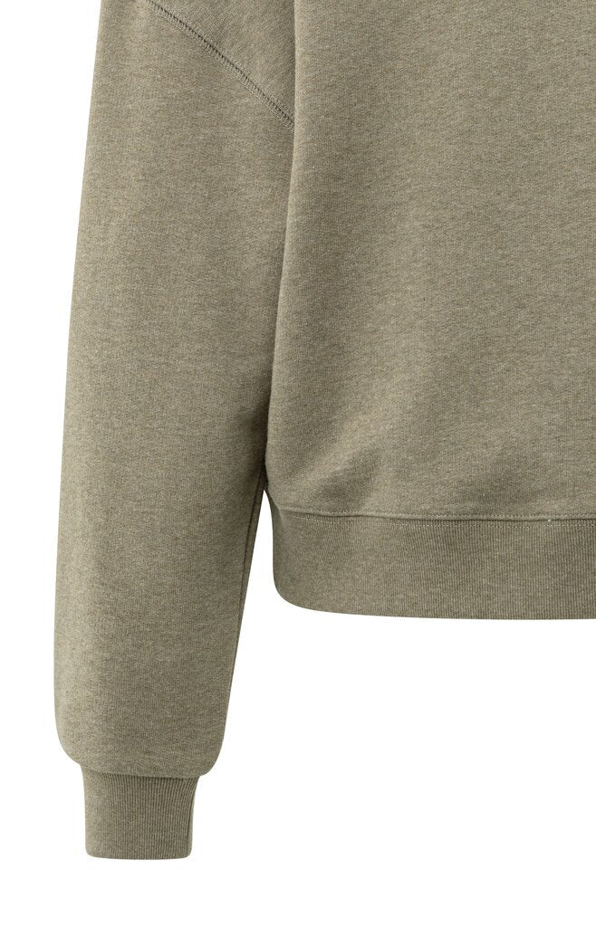 YAYA - Trui Sweatshirt Capers Melange - Luxedy