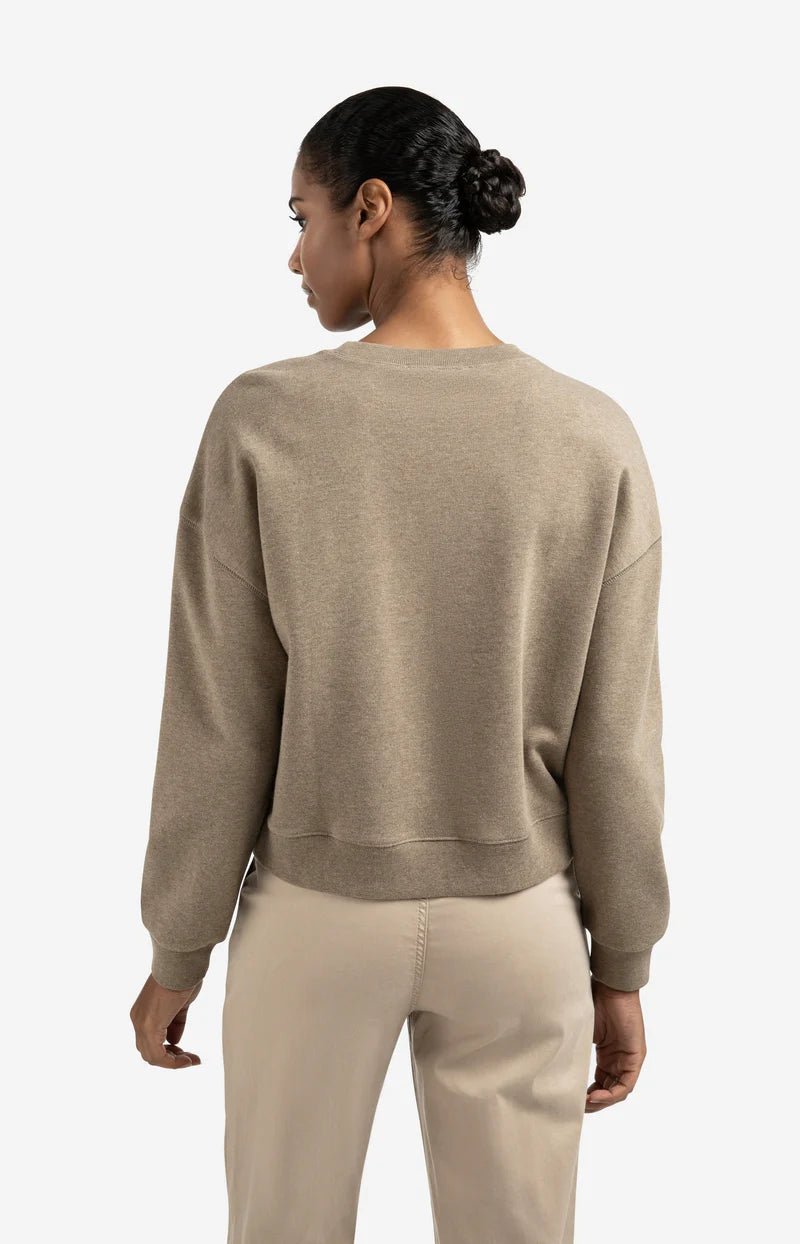 YAYA - Trui Sweatshirt Capers Melange - Luxedy