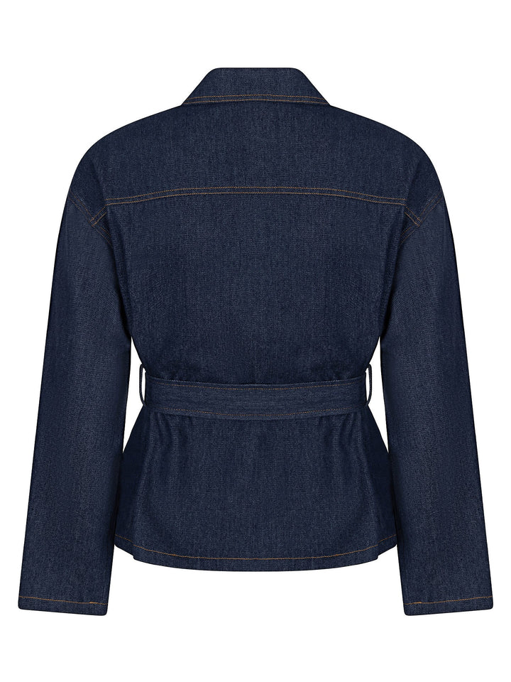 Ydence - Blouse Amina Dark Denim - Luxedy