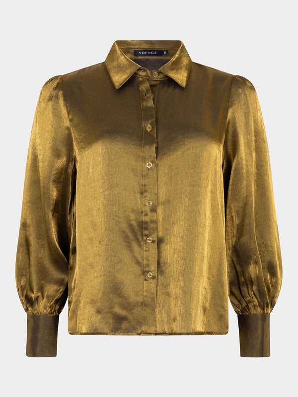 Ydence - Blouse Bo Gold - Luxedy