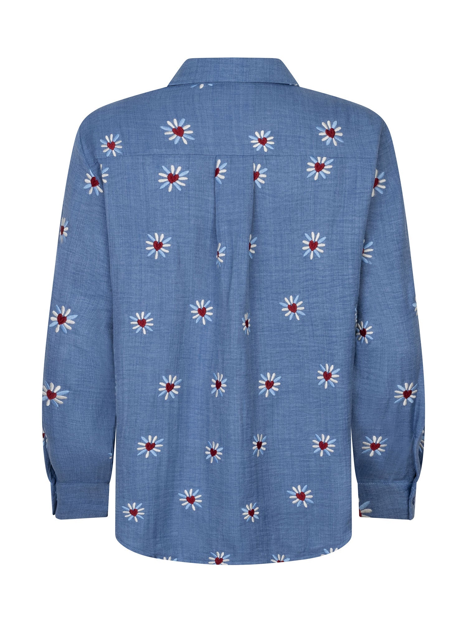 Ydence - Blouse Gabia Denim Blue - Luxedy