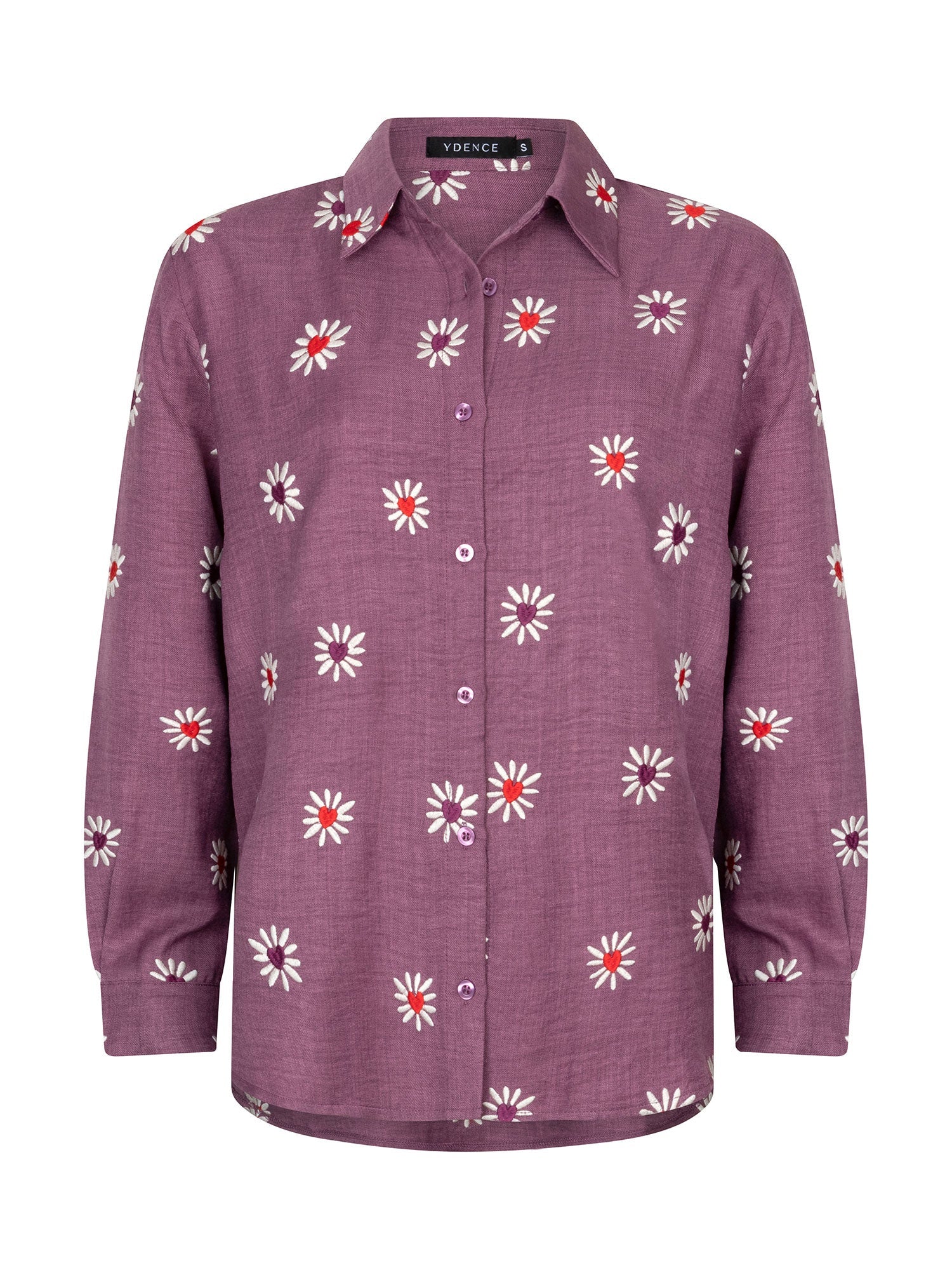 Ydence - Blouse Gabia Mauve - Luxedy