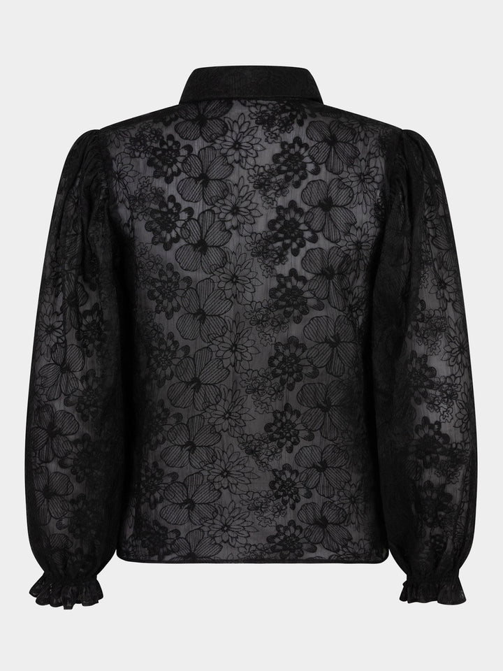 Ydence - Blouse Maura Black - Luxedy