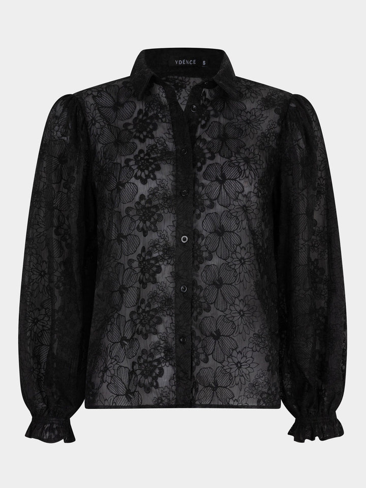 Ydence - Blouse Maura Black - Luxedy