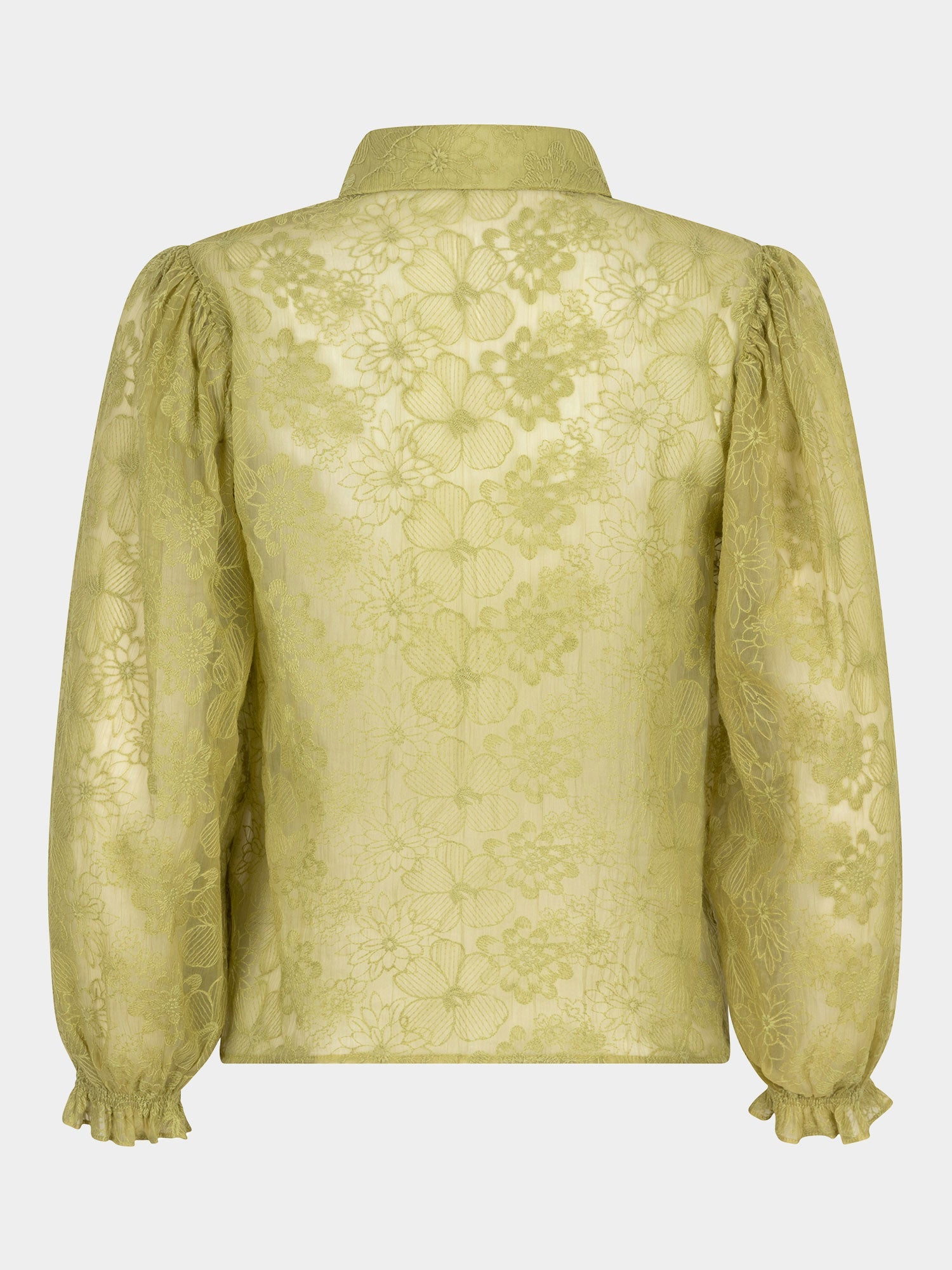 Ydence - Blouse Maura Olive Green - Luxedy
