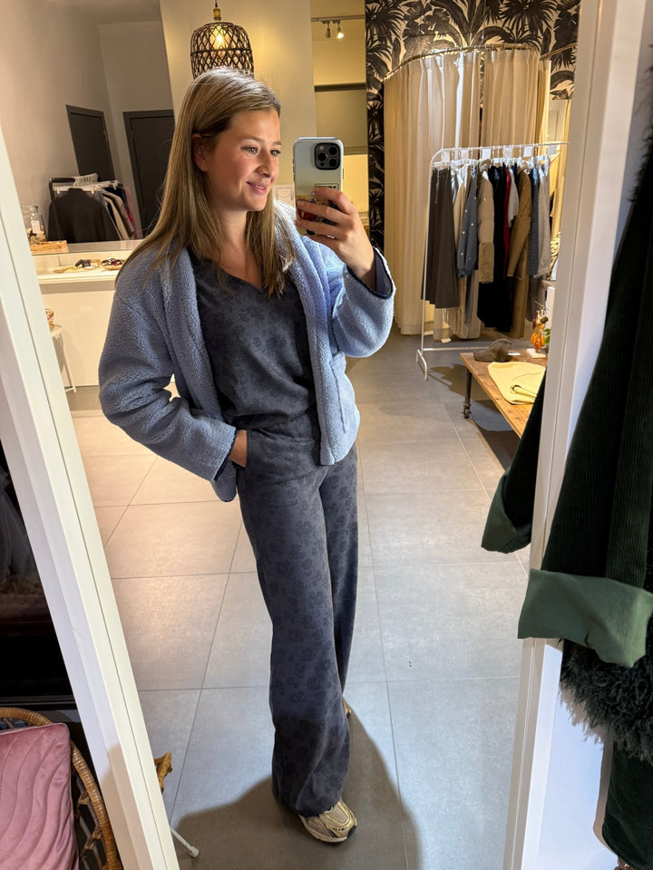 Ydence - Broek Josca Denim Flower - Luxedy