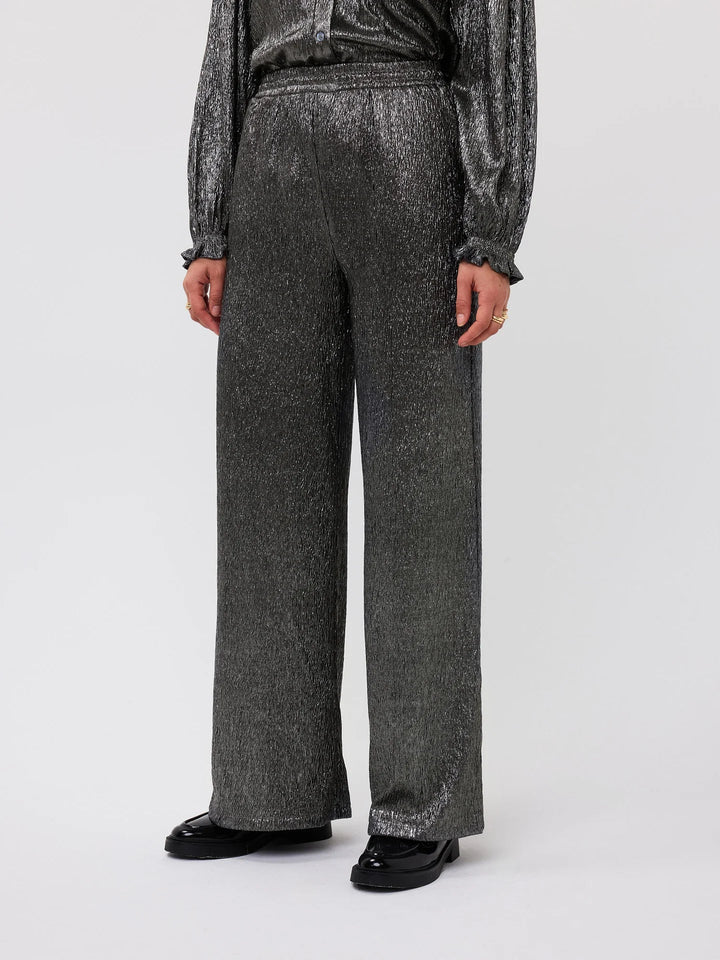 Ydence - Broek Madison Dark Silver Glam - Luxedy