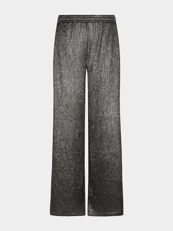 Ydence - Broek Madison Dark Silver Glam - Luxedy