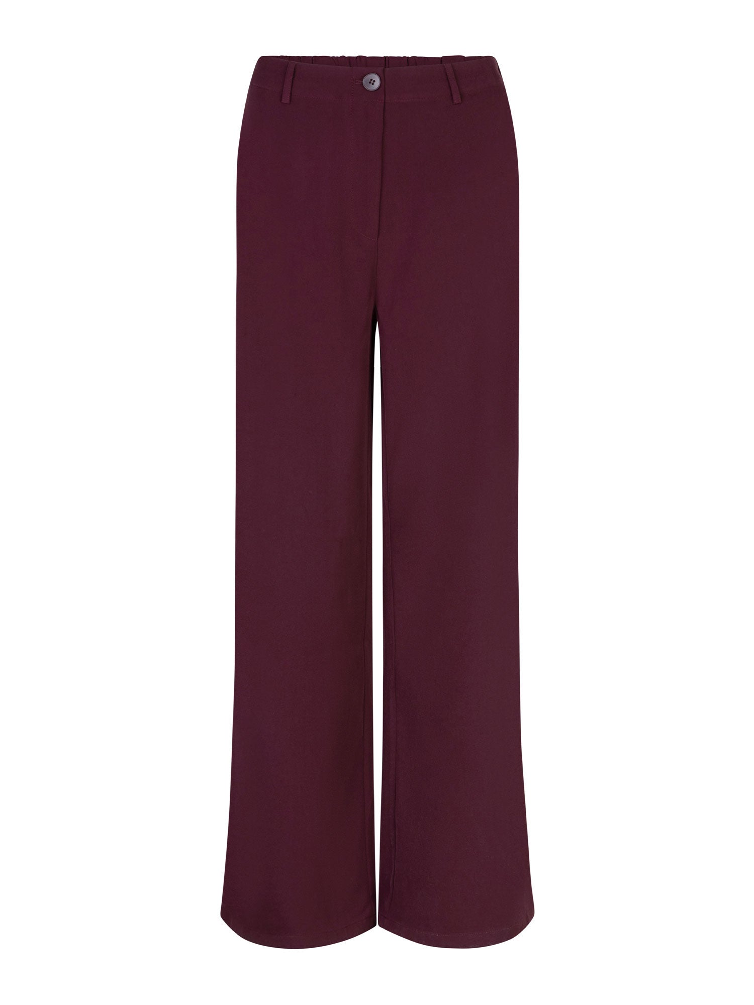 Ydence - Broek Solange Burgundy - Luxedy