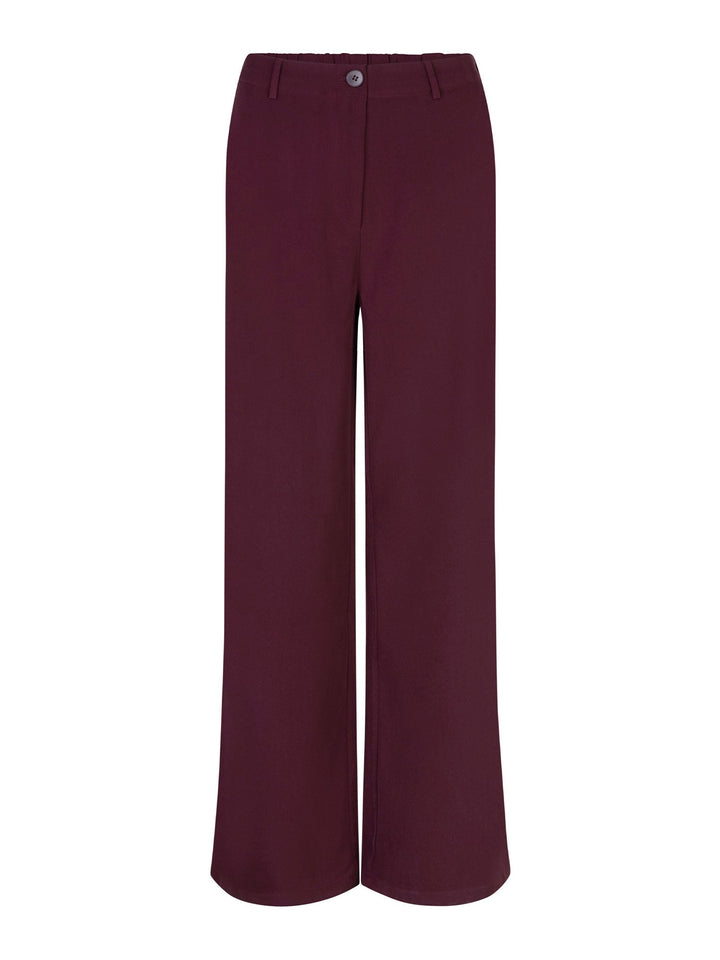 Ydence - Broek Solange Burgundy - Luxedy