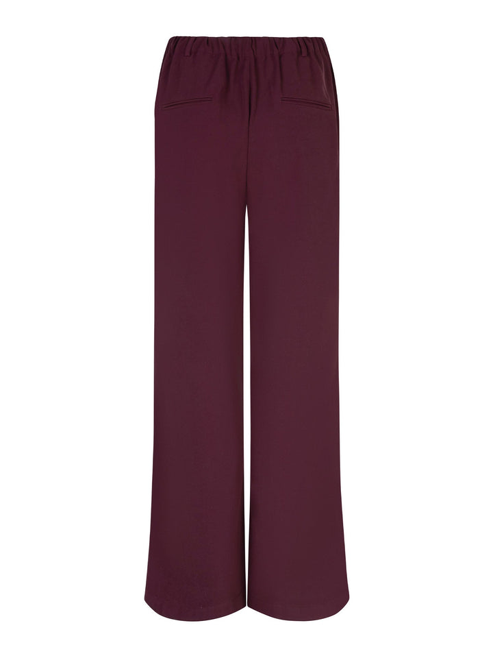 Ydence - Broek Solange Burgundy - Luxedy