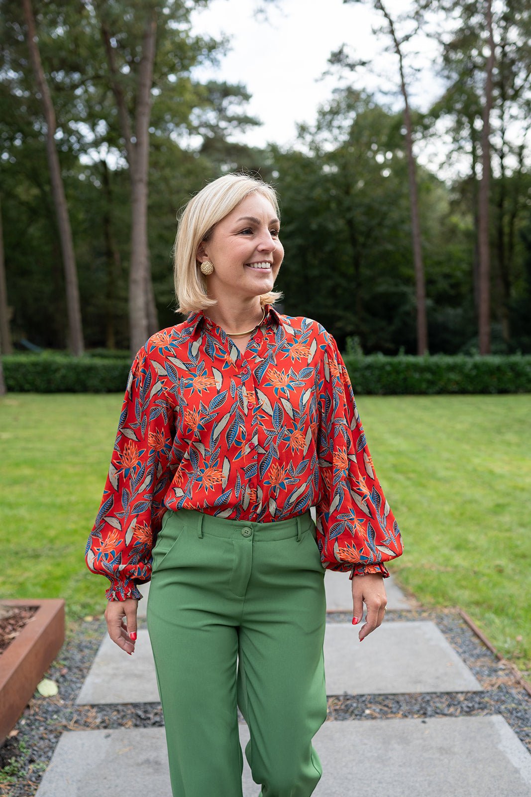 Ydence - Broek Solange Green - Luxedy